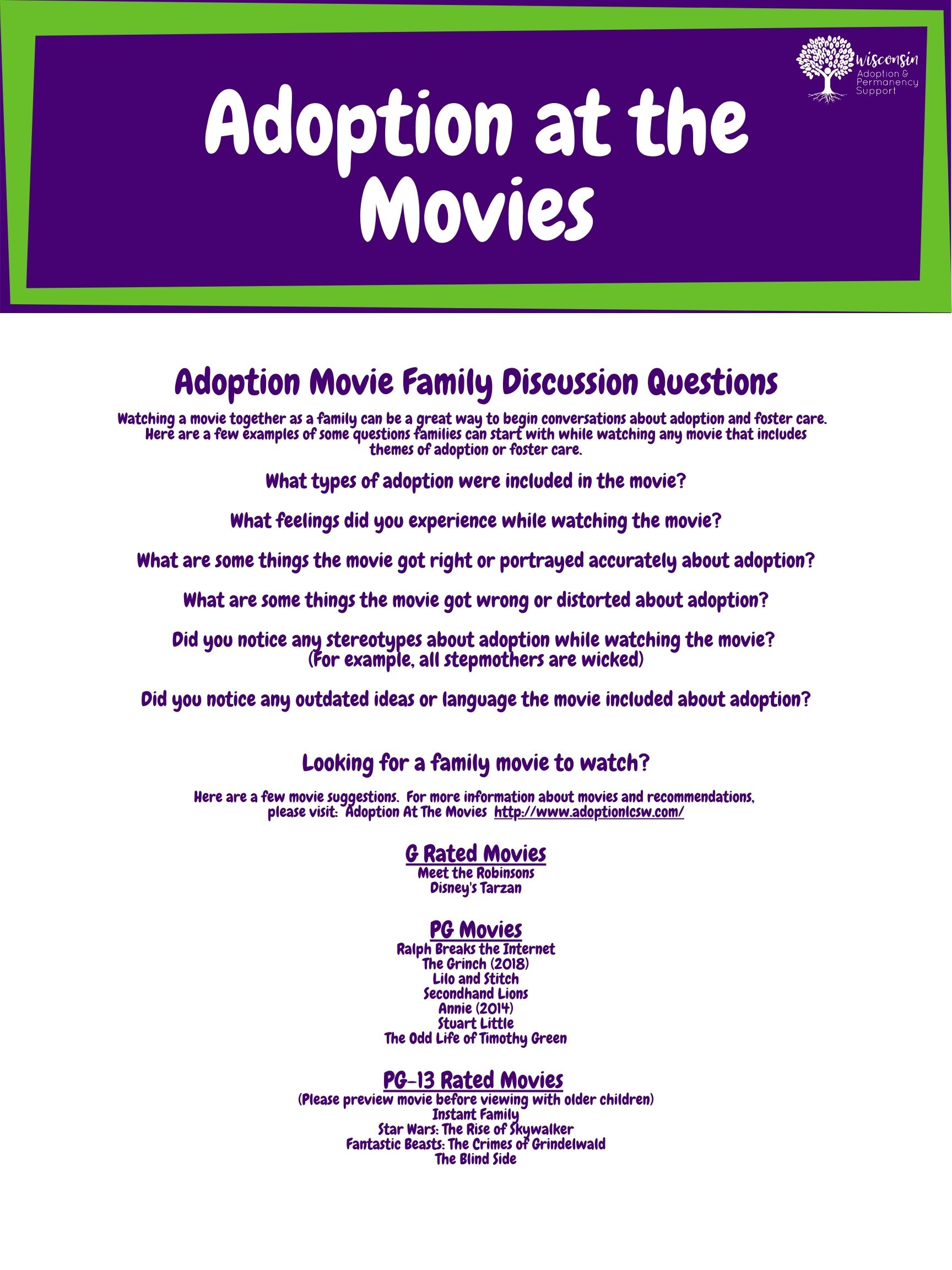Adoption at the Movies
