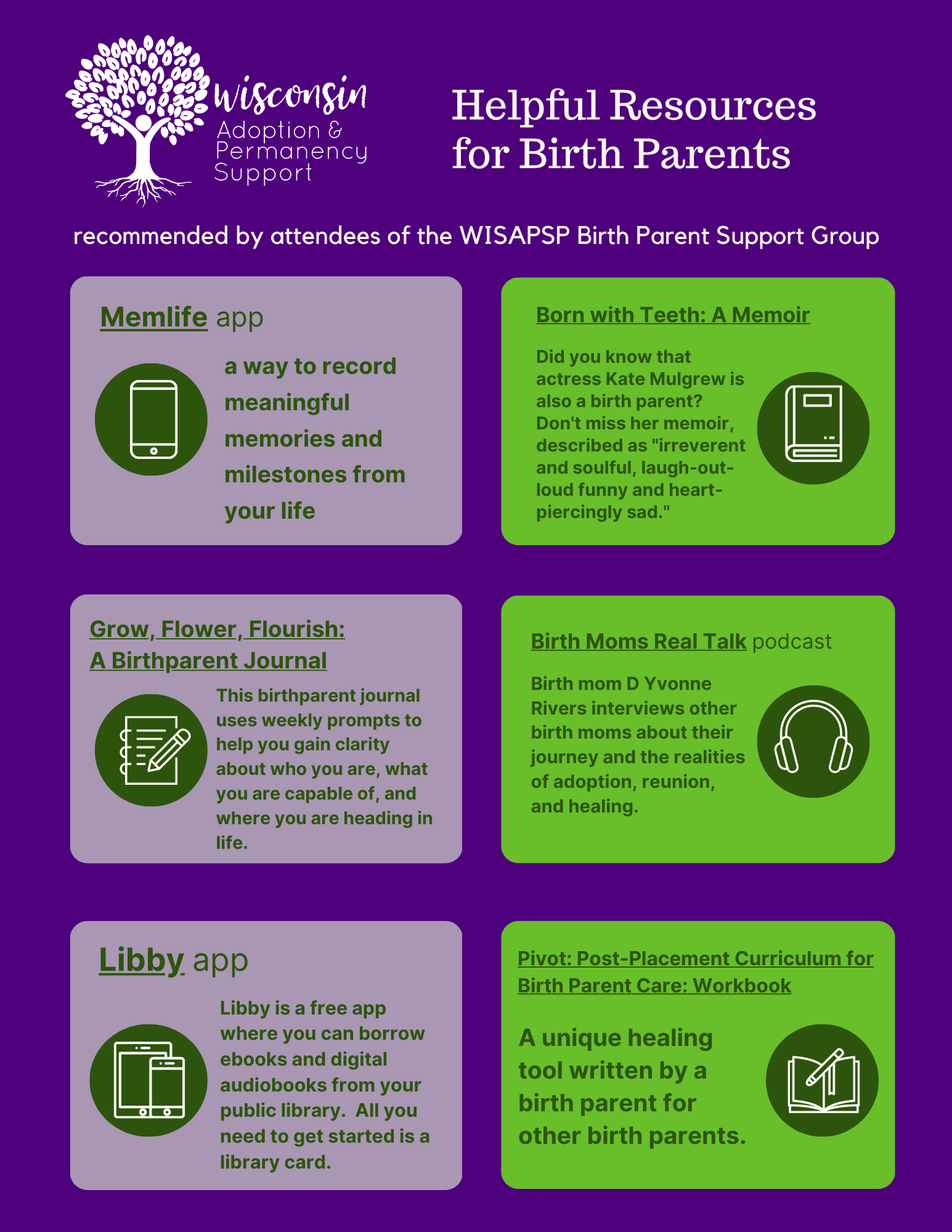 Helpful Resources for Birth Parents